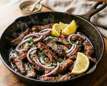 Griechisches Pfannengyros | Saftig & kross aus der Pfanne