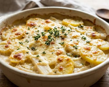 Kartoffel-Schwarzwurzel-Auflauf | Cremig mit Bergkäse überbacken