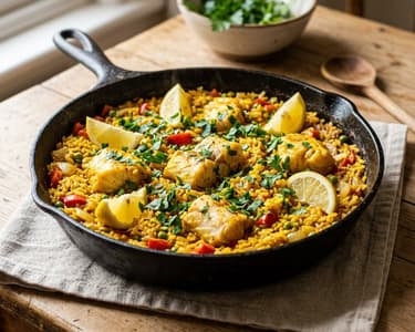 Spanischer Seeteufel-Reistopf | Arroz con Rape