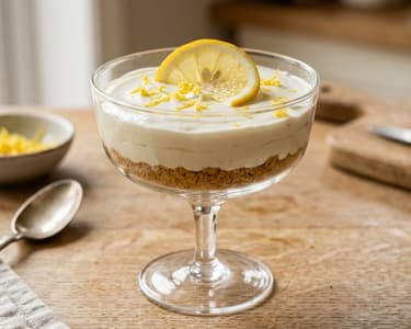 Cremiger No-Bake Yuzu-Cheesecake im Glas