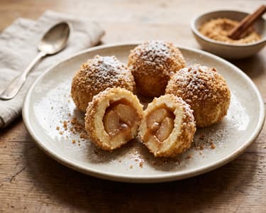 Bayerische Birnenknödel | Fruchtig mit Butterbröseln