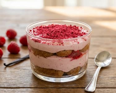 Raspberry Tiramisu