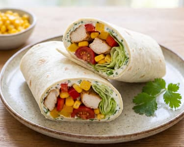 Kunterbunte Kinder-Wraps