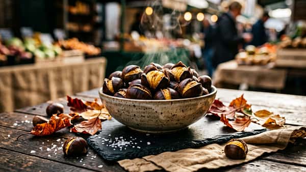 Maroni im Ofen rösten: So gelingen Esskastanien wie vom Markt