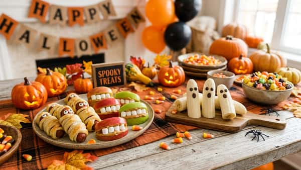 Gruselige Halloween Snacks für Kinder