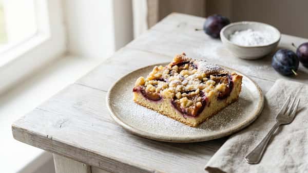 Pflaumenkuchen mit Streusel vom Blech