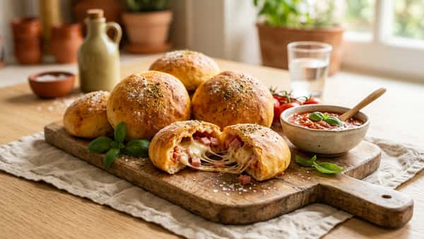 Pizzabrötchen selber machen: Knusprig & gefüllt