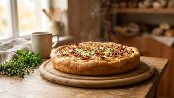 Zwiebelkuchen wie vom Bäcker: Saftiges Herbst-Rezept