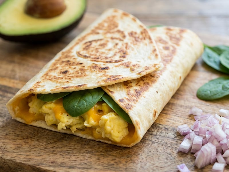 Baked Breakfast Tortillas