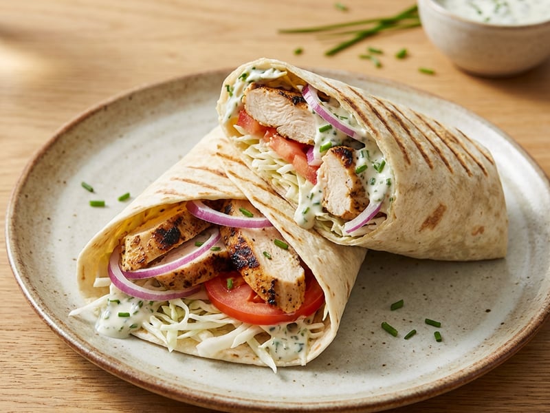 Chicken Tortilla with Herb Dressing
