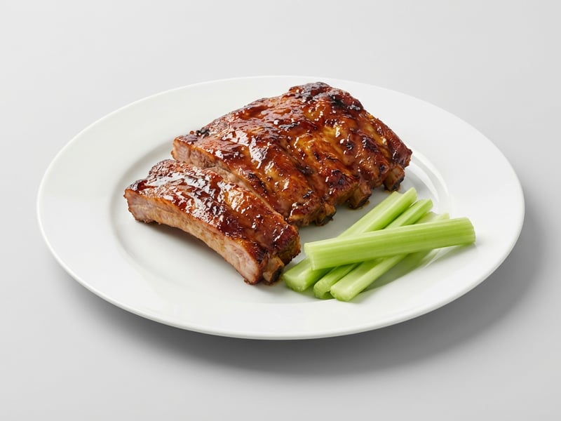 Grilled Pork Ribs with Honey Marinade