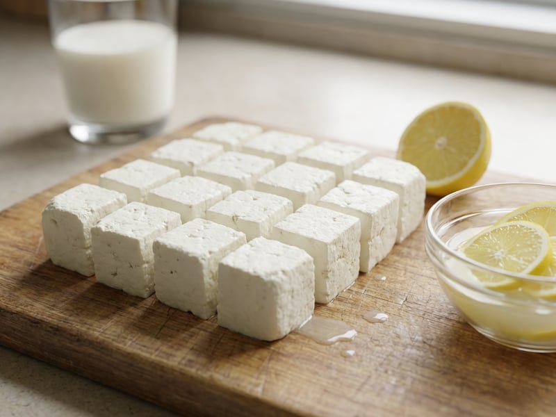 Homemade Indian Paneer Cheese | Fresh & Mild