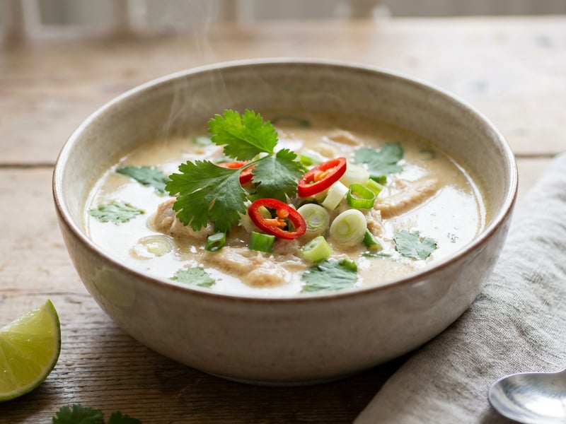 Chicken Soup with Coconut Milk
