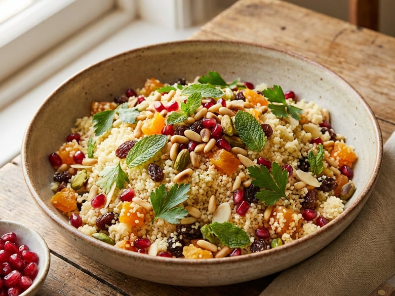 Couscous with Dried Fruits