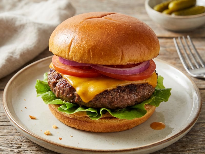 Classic Beef Cheeseburger