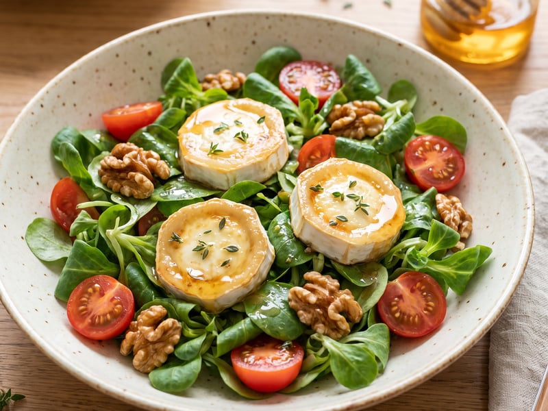 Lamb's Lettuce with Goat Cheese