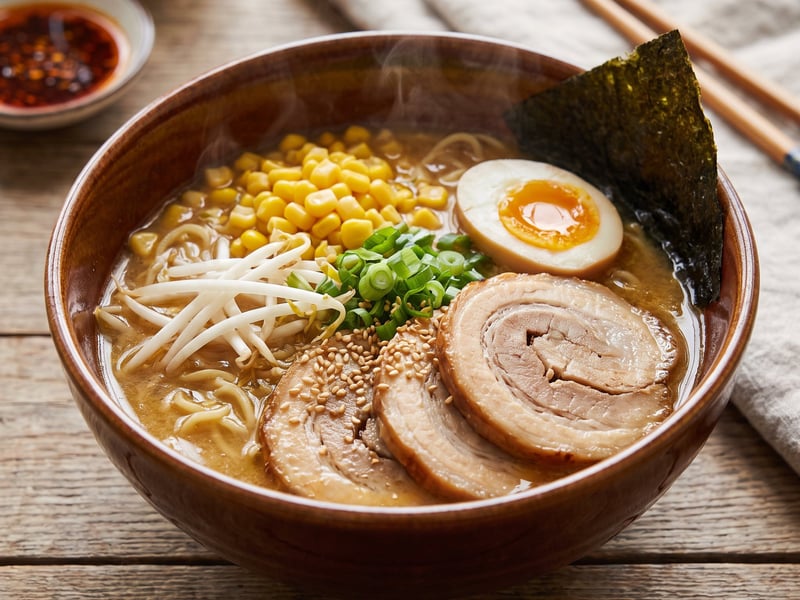 Hausgemachtes Miso-Ramen