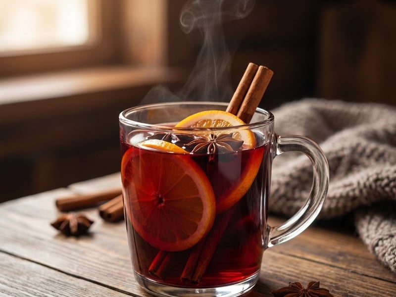 Mulled Wine with a Shot | Classic & Spicy