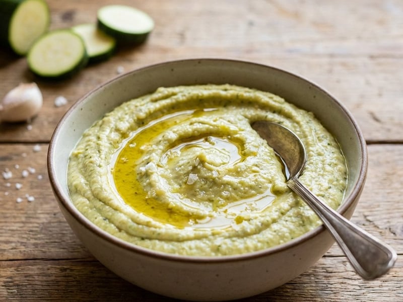Zucchini Hummus with Tahini