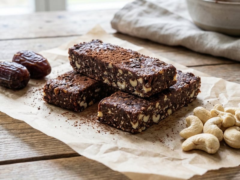 RAW Bars with Dates and Cashews
