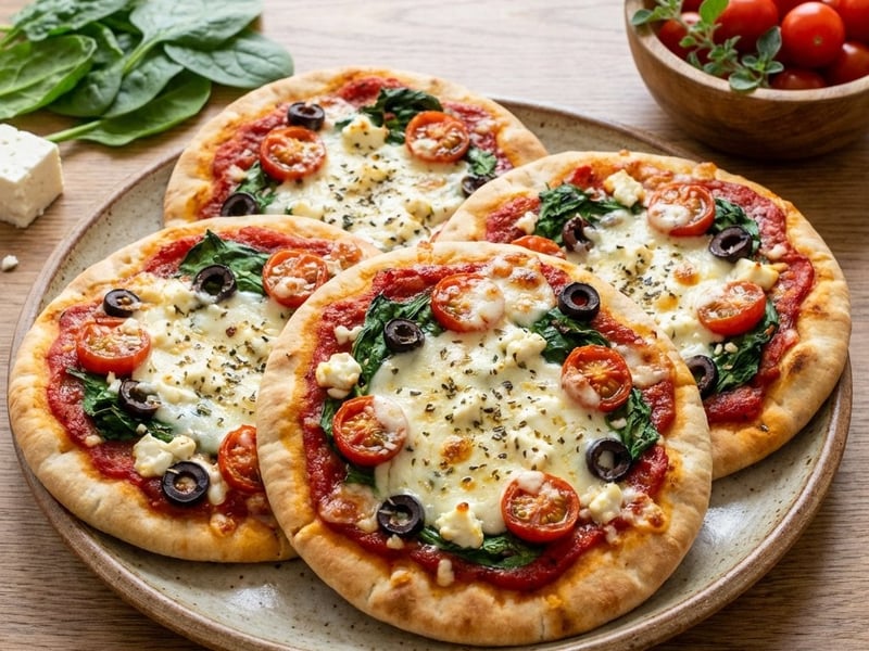 Mini Pizzas from Pita Bread