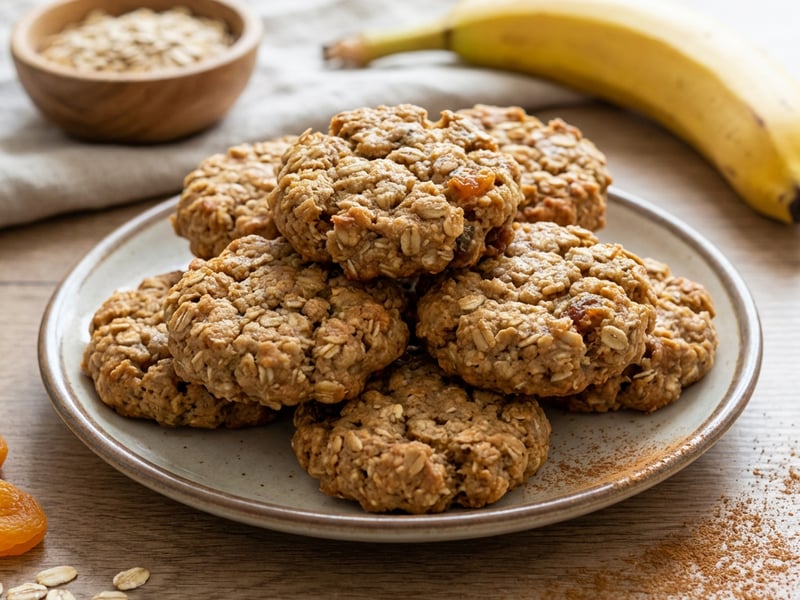 Oatmeal Cookies - quick & sugar-free