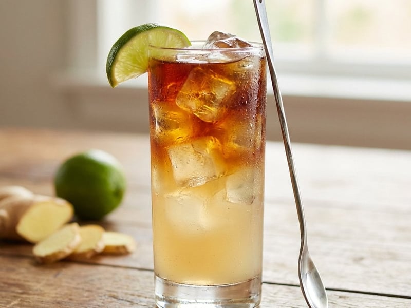 Dark and Stormy Cocktail | Refreshing & Spicy