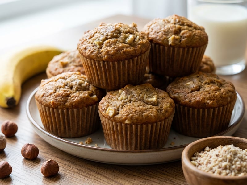 Bananenmuffins für Kinder