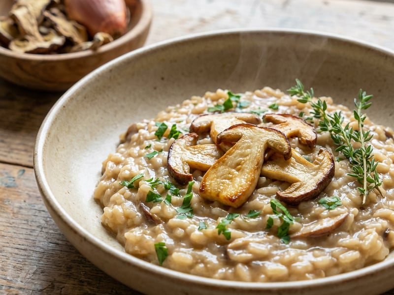 Risotto with Porcini Mushrooms