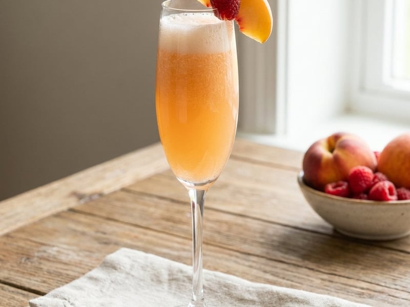 Bellini Cocktail | Fruity Classic with Prosecco