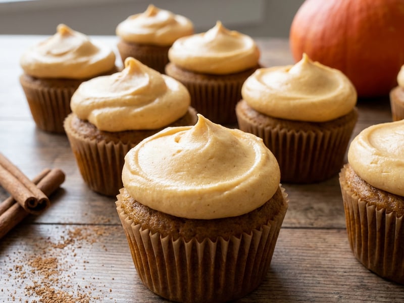 Halloween Pumpkin Cupcakes