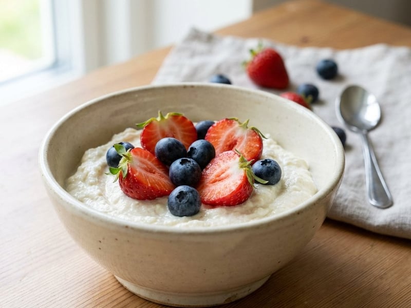 Quark Cream with Fruits