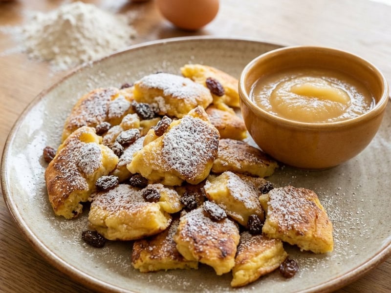 Klassischer Kaiserschmarrn mit Rosinen