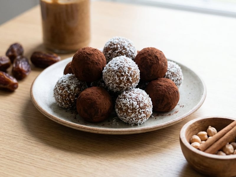 Sweet Chickpea Balls | Healthy Snack