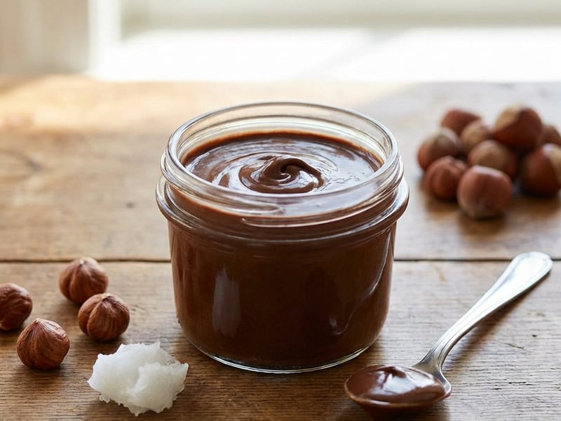 Healthy Homemade Hazelnut Cocoa Spread