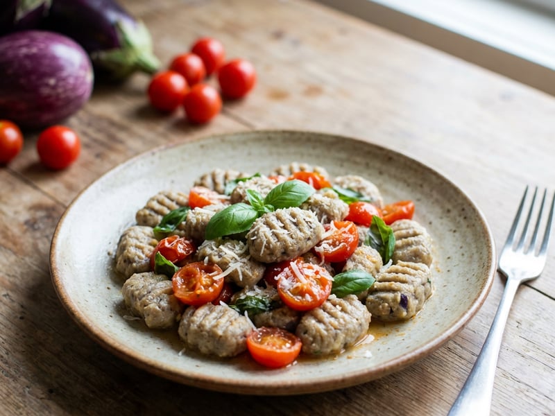 Homemade Eggplant Gnocchi