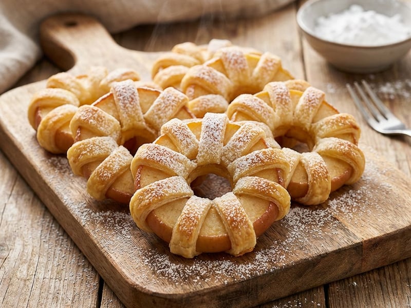 Äpfel im Blätterteig | Schneller Apfel-Snack