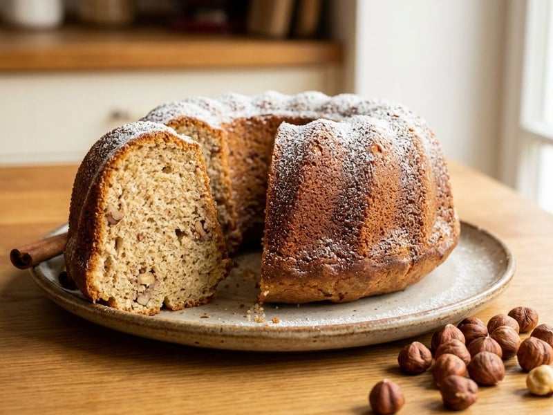 Nut Gugelhupf with Cinnamon | Juicy & Quick