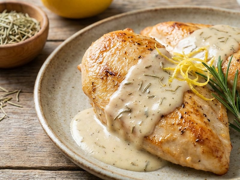 Chicken Breast with Rosemary and Lemon
