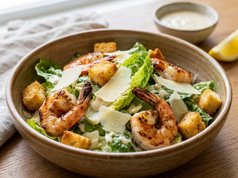 Caesar Salad with Shrimp | Luxurious Recipe