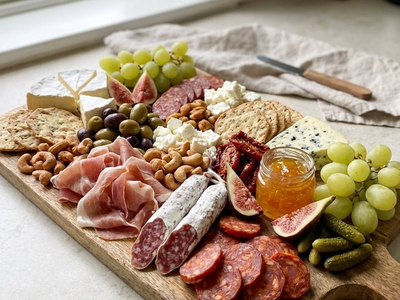 Charcuterie Board with Prosciutto and Figs
