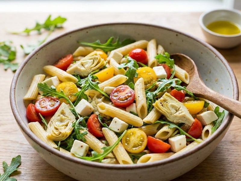 Sommerlicher Gemüsesalat mit Zottarella