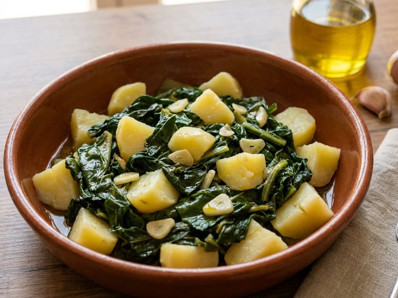 Blitva | Croatian Chard and Potato Side Dish
