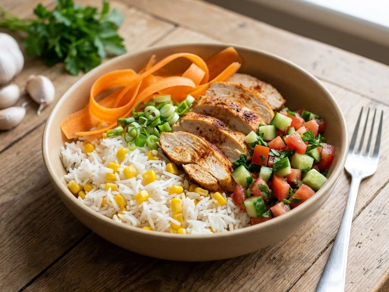 Healthy Bowl with Chicken | Protein-Rich & Fit