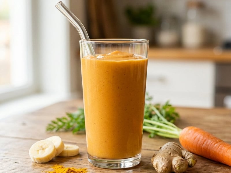 Vitamin Smoothie with Ginger & Turmeric