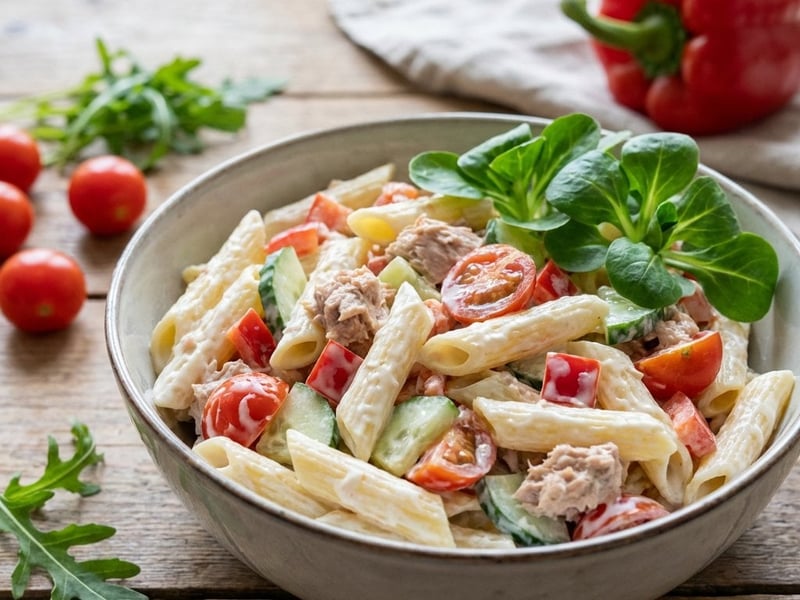 Creamy Pasta Salad with Tuna | Quick & Fresh