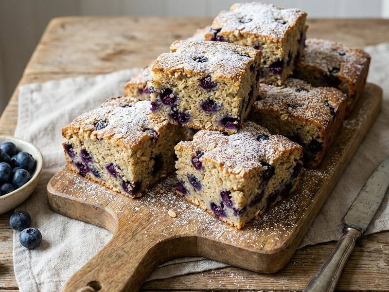 Juicy Yogurt Cake with Blueberries
