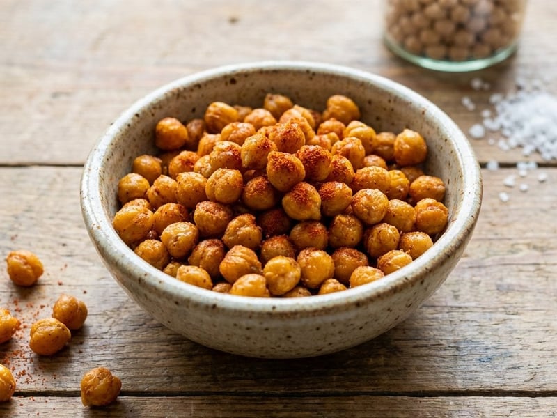 Knusprig geröstete Kichererbsen | Gesunder Snack