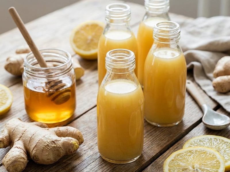Homemade Ginger Shots | Immune Booster