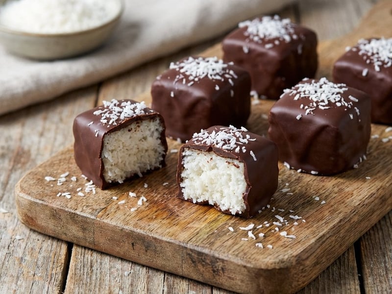 Coconut Chocolate Bites | Healthy No-Bake Snack